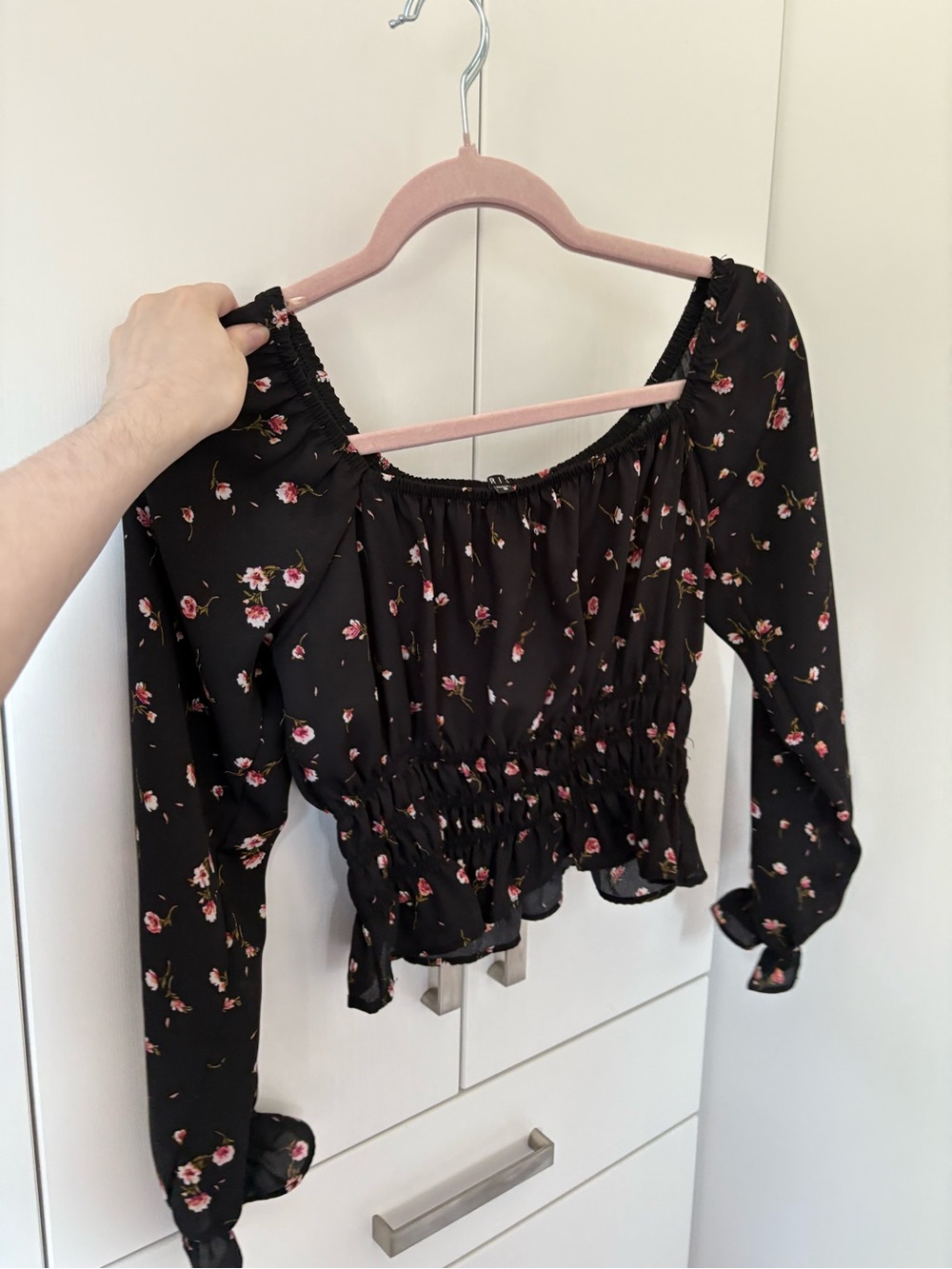 Honey Boutique long sleeve floral top
